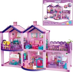 WOOPIE domeček pro panenky Pony Fantasy Villa se 120 díly