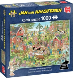 Jumbo puzzle Jan van Haasteren letní festival 1000 dílků