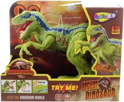 Velociraptor na baterie se světlem a zvuky