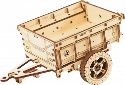 Dřevěné 3D puzzle – vojenský přívěs WOODEN CITY