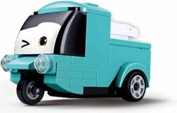 Sluban tyrkysový náklaďák natahovací s očima