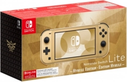 nintendo switch lite hyrule edition + 12měsíční nintendo switch online + expansion pack