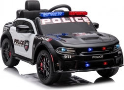 Dětské elektrické policejní auto DODGE Charger, černé