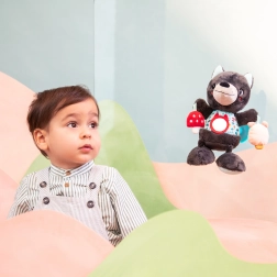 cestovní plyšová hračka s aktivitami vlk LUDVÍK