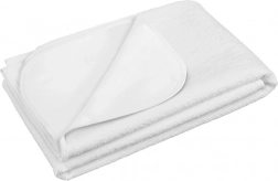 Nepromokavá froté podložka 50 × 70 bílá