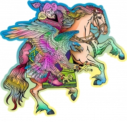 Dřevěné puzzle Kůň a Orel 250 dílků