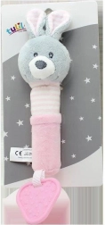 Hračka s zvukem - Králíček 17 cm