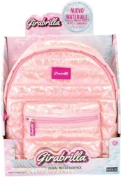 Batoh Girabrilla světle růžový 22 cm