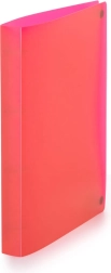 Kroužkový pořadač A4 z PP, červený