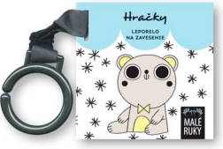 Leporelo hračky pro malé ručky s popruhem