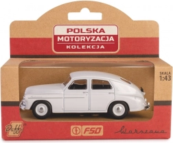 Kovový model WARSZAWA M20 1:43 – bílá
