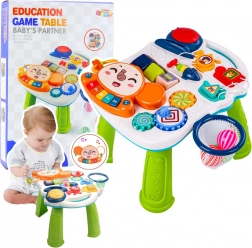 Interaktivní vzdělávací stolek 6v1 se světly a zvuky