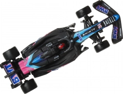 Hot Wheels Premium závodní vůz Formule 1 2024 BWT ALPINE F1 Team A524 1:64