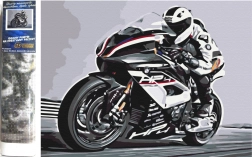 Diamantové malování NORIMPEX – silniční motorka 30 × 40 cm