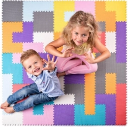 Pěnové podlahové puzzle TETRIS PLASTICA 120 × 120 cm