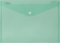 Psaníčko s drukem A5 Opaline zelené