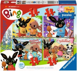Moje první puzzle Bing – zábava s přáteli 4v1 (2–5 dílků) RAVENSBURGER