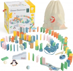 Dřevěné domino Ocean od Classic World - 100 dílků