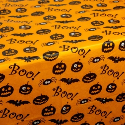 Halloweenský flanelový stolní ubrus 132 x 178 cm