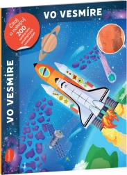 Čítaj a nalepuj – Ve vesmíru, kniha se samolepkami