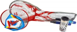 badmintonová sada s míčky v pouzdře