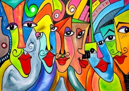 Puzzle Obličeje života 1000 dílků