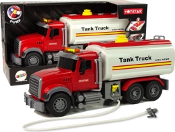 Cisternový nákladní vůz se zvuky a světly, červenobílý