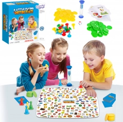 Dětská desková hra 2v1 Malý detektiv a Člověče, nezlob se - WOOPIE