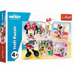 puzzle 60 dílků disney minnie – roztomilá minnie