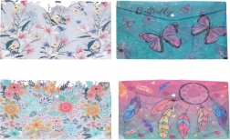 Plastová dokumentová složka s drukem 35 × 25 cm – mix motivů