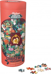 Kulaté puzzle Odpočítávání do Vánoc 1000 dílků RIDLEY'S GAMES