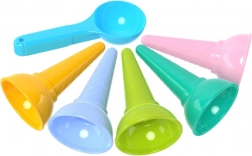 Sada barevných formiček na zmrzlinové kornouty s naběračkou