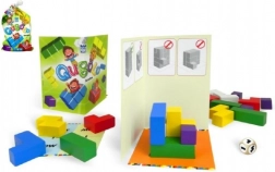 Qubolo společenská hra s dřevěnými kostkami v látkovém pytlíčku