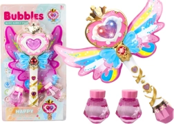 Bublifuková hůlka se světly a zvuky se křídly