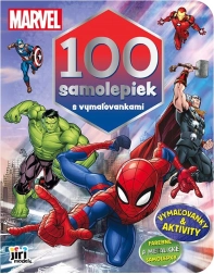 100 samolepek s omalovánkami MARVEL