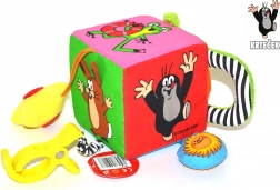 Textilní multi kostka s Krtkem