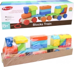 Dřevěné tahací vláček