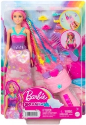 Barbie princezna s kadeřnickým strojkem na kroucené pramínky