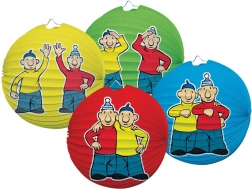 Papírový lampion s motivem Pat a Mat, 25 cm