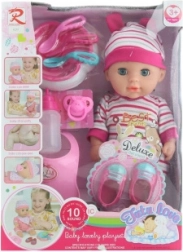 Miminko 30 cm se zvuky a čůrací funkcí s doplňky