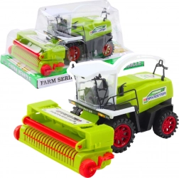 Zelený dětský pohyblivý sklízecí kombajn