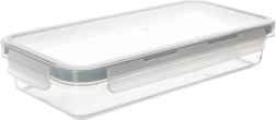 Nízký plastový box na potraviny s víčkem a těsněním 400 ml