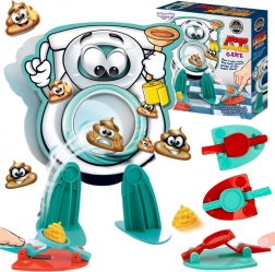 Woopie rodinná dovednostní hra Střelba bobků do záchodu