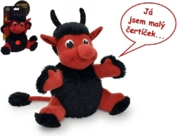 Mluvící plyšový čert Hubert 23 cm
