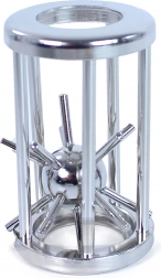 Hlavolam ježek v kleci – kovový