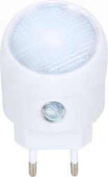 Noční LED světlo do zásuvky s čidlem soumraku, bílé