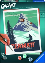 creart zermatt, švýcarsko – malování podle čísel