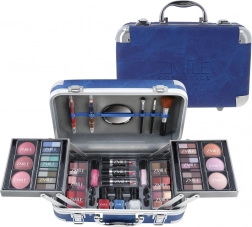 Kosmetický kufřík ZMILE Travel Blue – make-up sada 84 ks