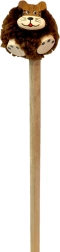 Dřevěná tužka s lvíčkem s chlupatou hřívou