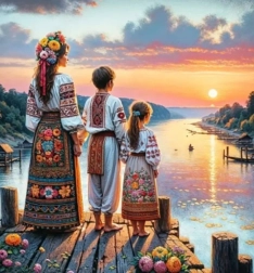 Diamantové malování Loučení 30 × 40 cm NORIMPEX